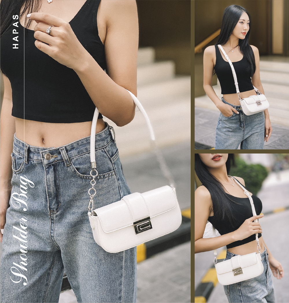 Mô tả Túi Xách Nữ Đeo Vai Đai Ngang C Chic HAPAS - TDV23056 - 4