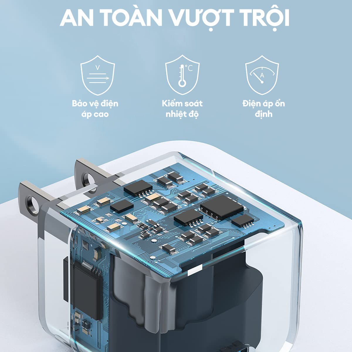 Mô tả Cốc sạc Anker PowerPort III 1Type-C 20W PD Cube A2149 - Hàng chính hãng - 3
