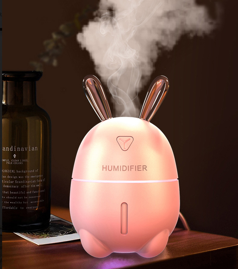 Mô tả Máy phun sương tạo độ ẩm & khuếch tán tinh dầu hình thỏ, giúp căn phòng luôn thơm mát, có thể dùng làm đèn trang trí. - 6