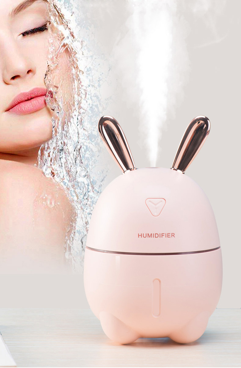 Mô tả Máy phun sương tạo độ ẩm & khuếch tán tinh dầu hình thỏ, giúp căn phòng luôn thơm mát, có thể dùng làm đèn trang trí. - 7