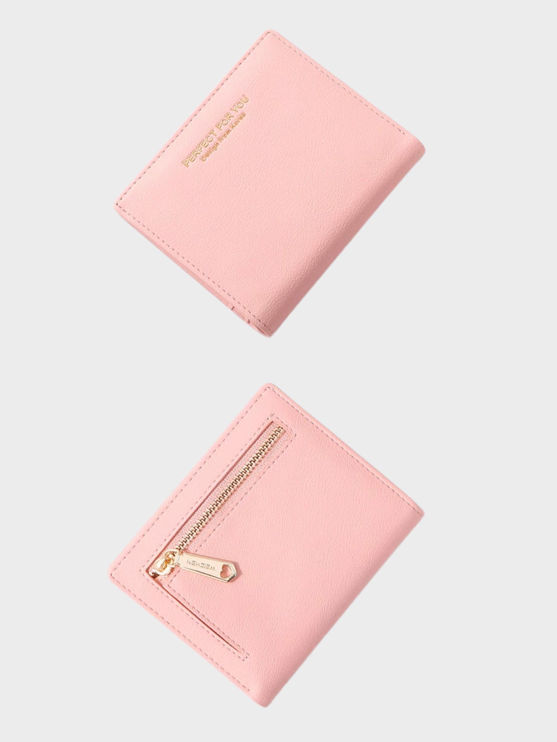Mô tả Ví Nữ Mini Cầm Tay PERFECT FOR YOU Đựng Tiền Dáng Vuông Xinh Xắn Da Cao Cấp PFY01 - Micocah Mall - 8