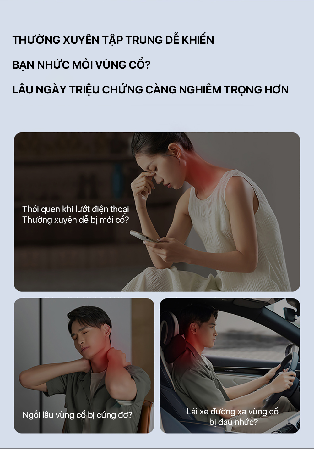 Máy Massage Cổ Vai Gáy PHILIPS 3306N - Tính năng