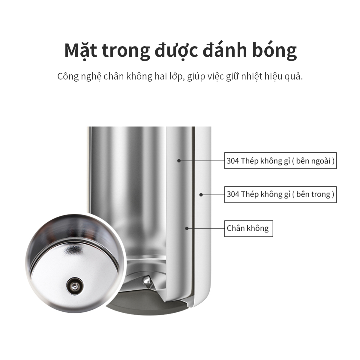 Mô tả Bình giữ nhiệt LocknLock Feather Light Ring LHC4244 460ml, Hàng Chính Hãng, Có Lưới Lọc - JoyMall - 7