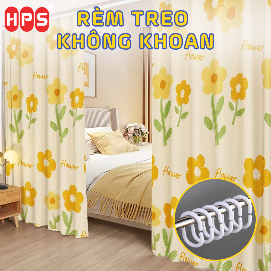 Rèm cửa chống nắng không cần khoan chất liệu poly cao cấp, Rèm ngăn ...