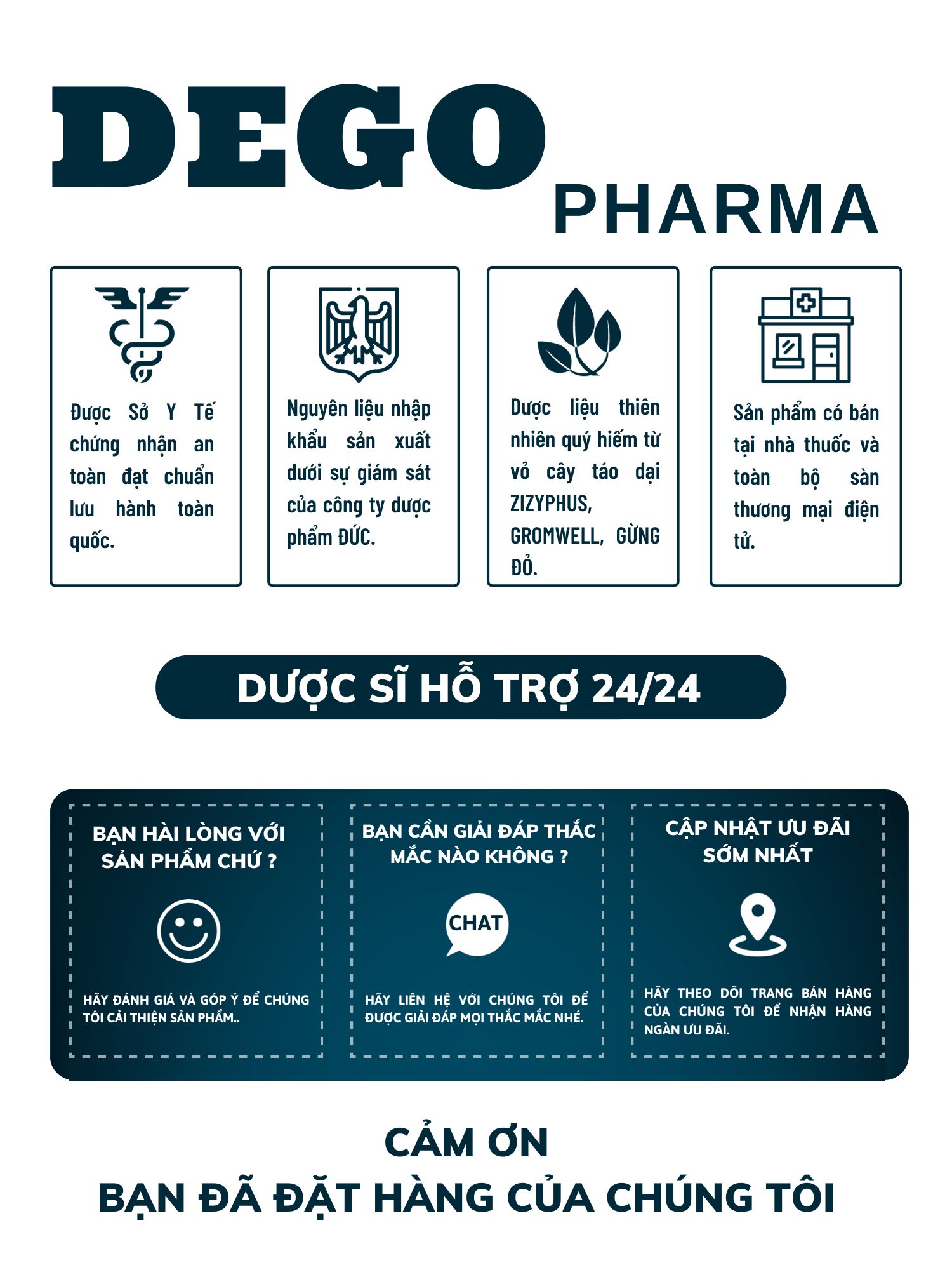 Mô tả Combo dầu gội & kem bôi da dứt điểm nấm da đầu, viêm da, vảy nến Dego Pharma - 10