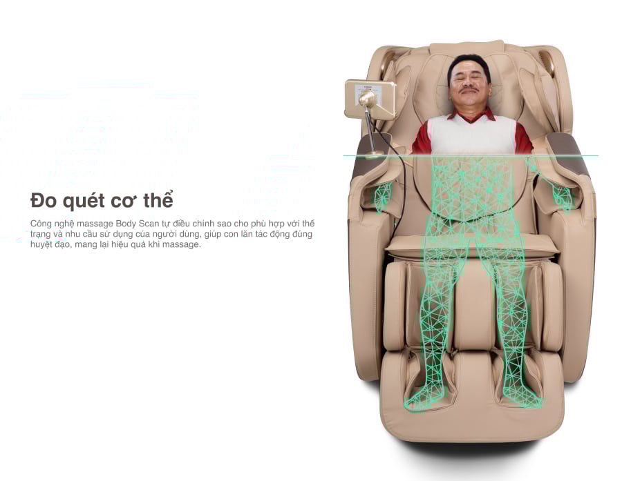 Mô tả CHỈ GIAO MIỀN BẮC I Ghế massage toàn thân Kingsport G85 con lăn di động 3D, con lăn bắp chân chuyên biệt - 7
