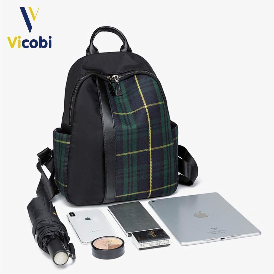 Balo nữ vải Oxford Carson Vicobi B4 - Góc nhìn 5