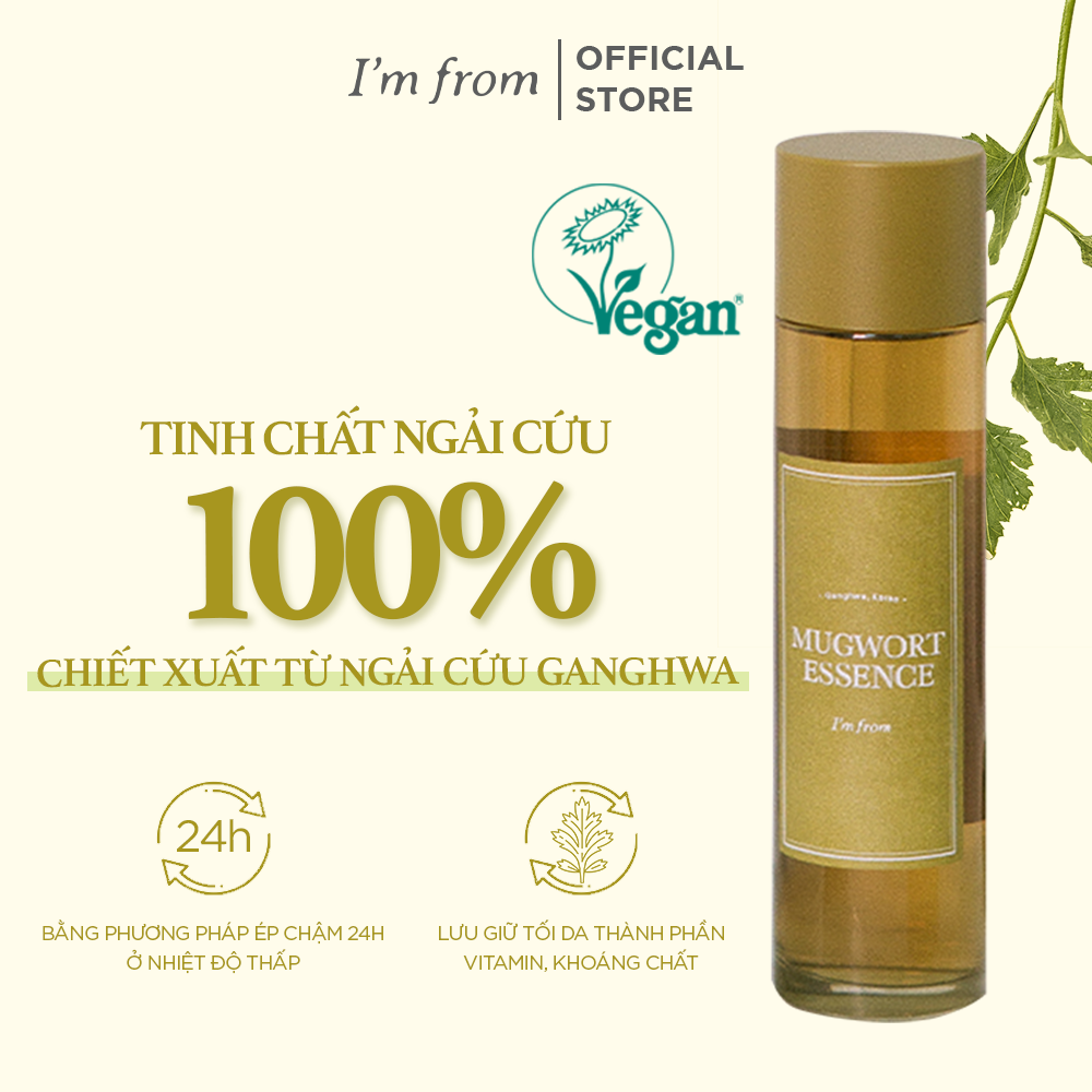 Mô tả Tinh chất Ngải Cứu cấp ẩm & làm dịu da I'm from Mugwort essence 160ml - 1