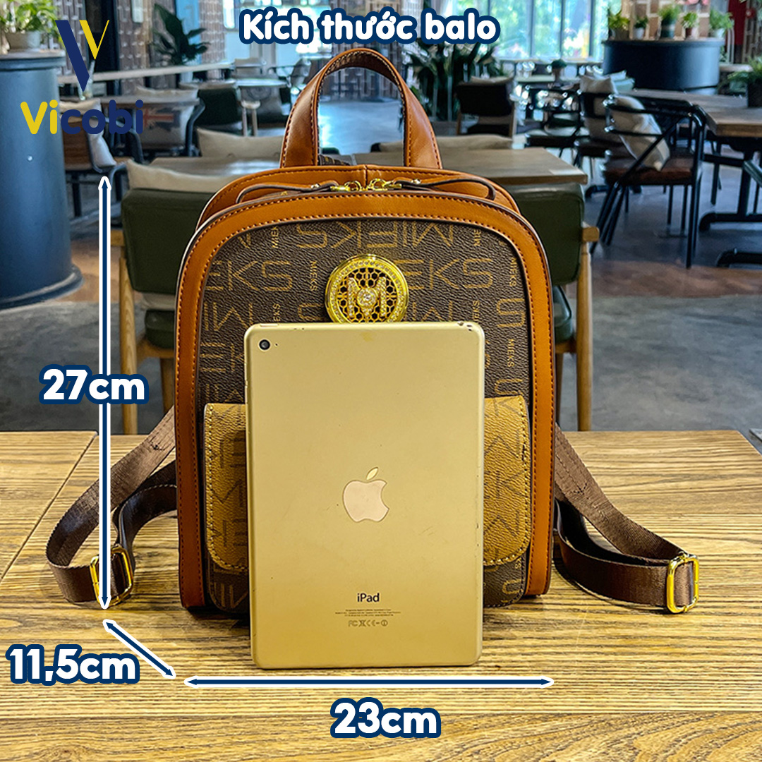 Balo nữ Keira Vicobi B6 góc nghiêng