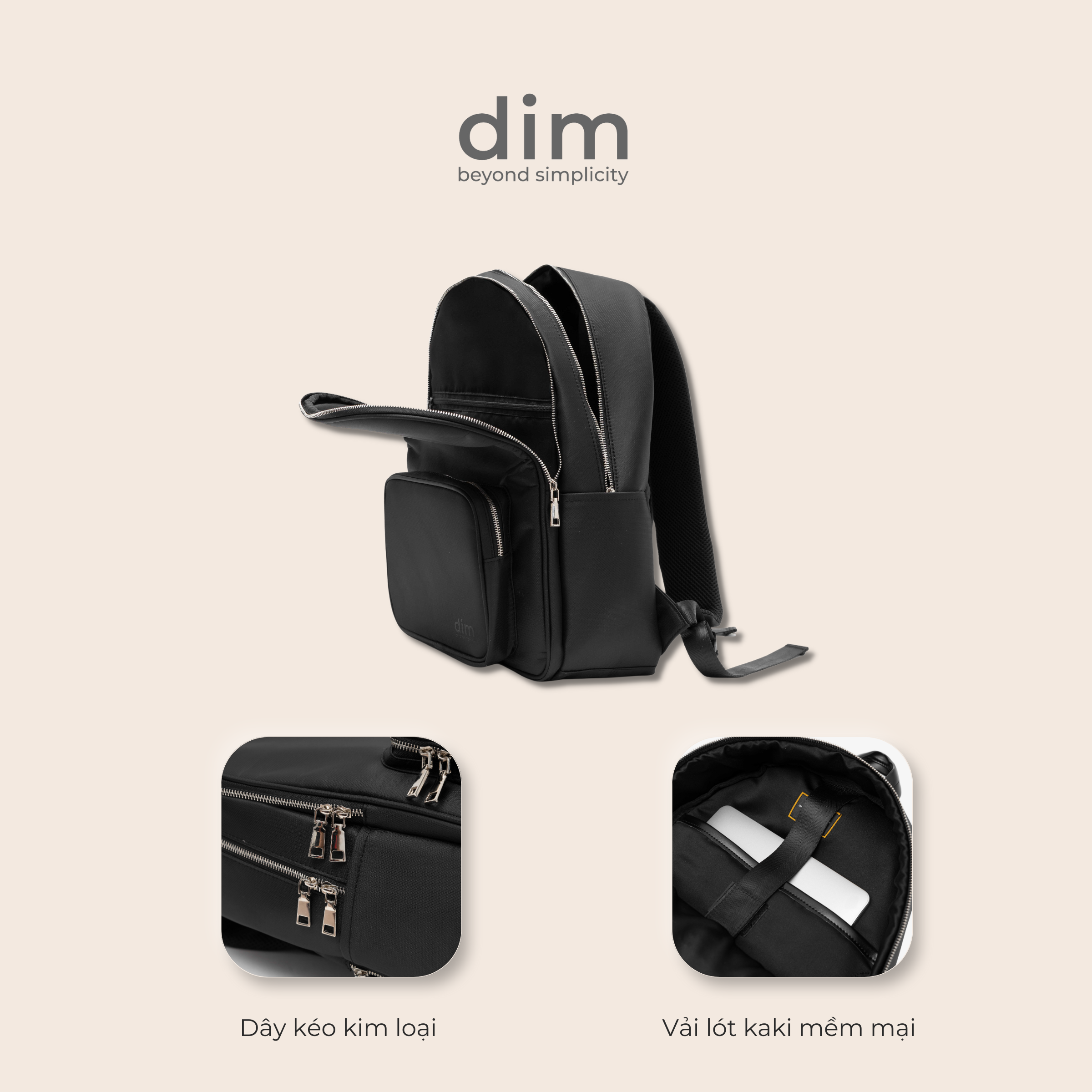 Mô tả Balo DIM Essential Backpack - 2