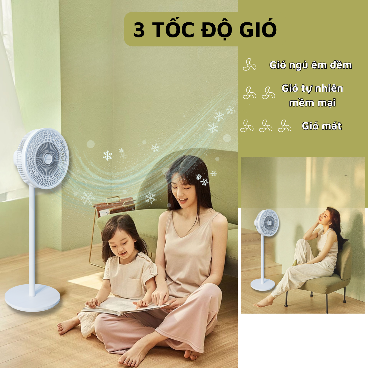 Mô tả Quạt Cây Đứng Tuần Hoàn Không Khí NANOMAX QN-08, Công Suất 60W, Tùy Chỉnh Độ Cao 3 Mức, Tặng Kèm Điều Khiển Từ Xa - 9