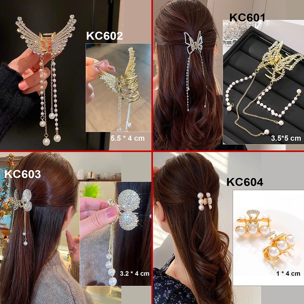 Mô tả GOTI - Kẹp Càng Cua Nhiều Mẫu Hottrend Quà Tặng Cho Nữ 20/10 8/3 - Phụ Kiện Tóc Nữ Thời Trang KC631 - 1
