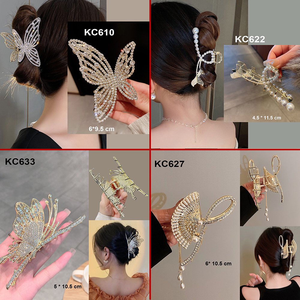 Mô tả GOTI - Kẹp Càng Cua Nhiều Mẫu Hottrend Quà Tặng Cho Nữ 20/10 8/3 - Phụ Kiện Tóc Nữ Thời Trang KC631 - 4