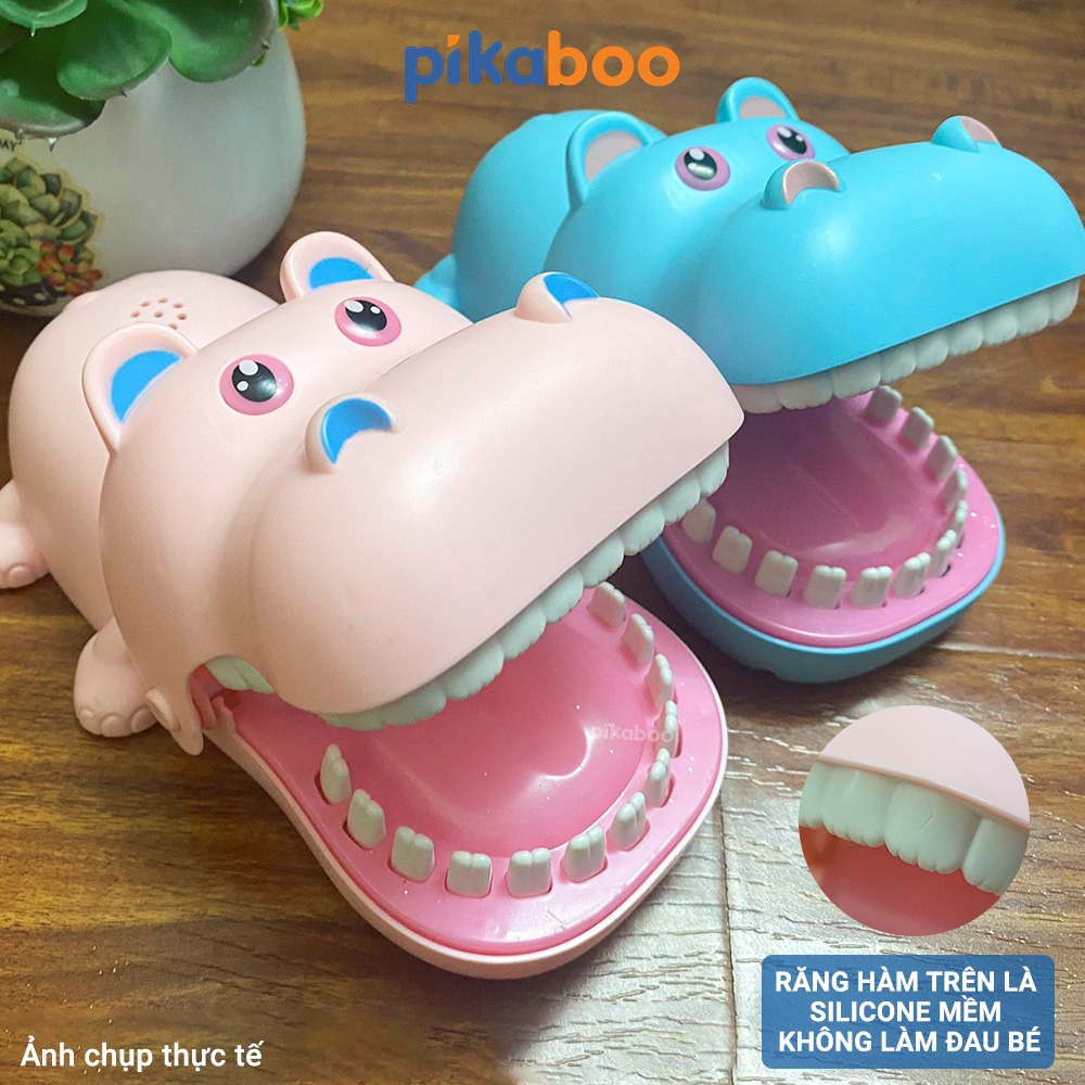 Mô tả Cá sấu cắn tay vui nhộn cho bé Pikaboo, đồ chơi khám răng cá sấu chất liệu an toàn cho trẻ từ 3 tuổi - 4