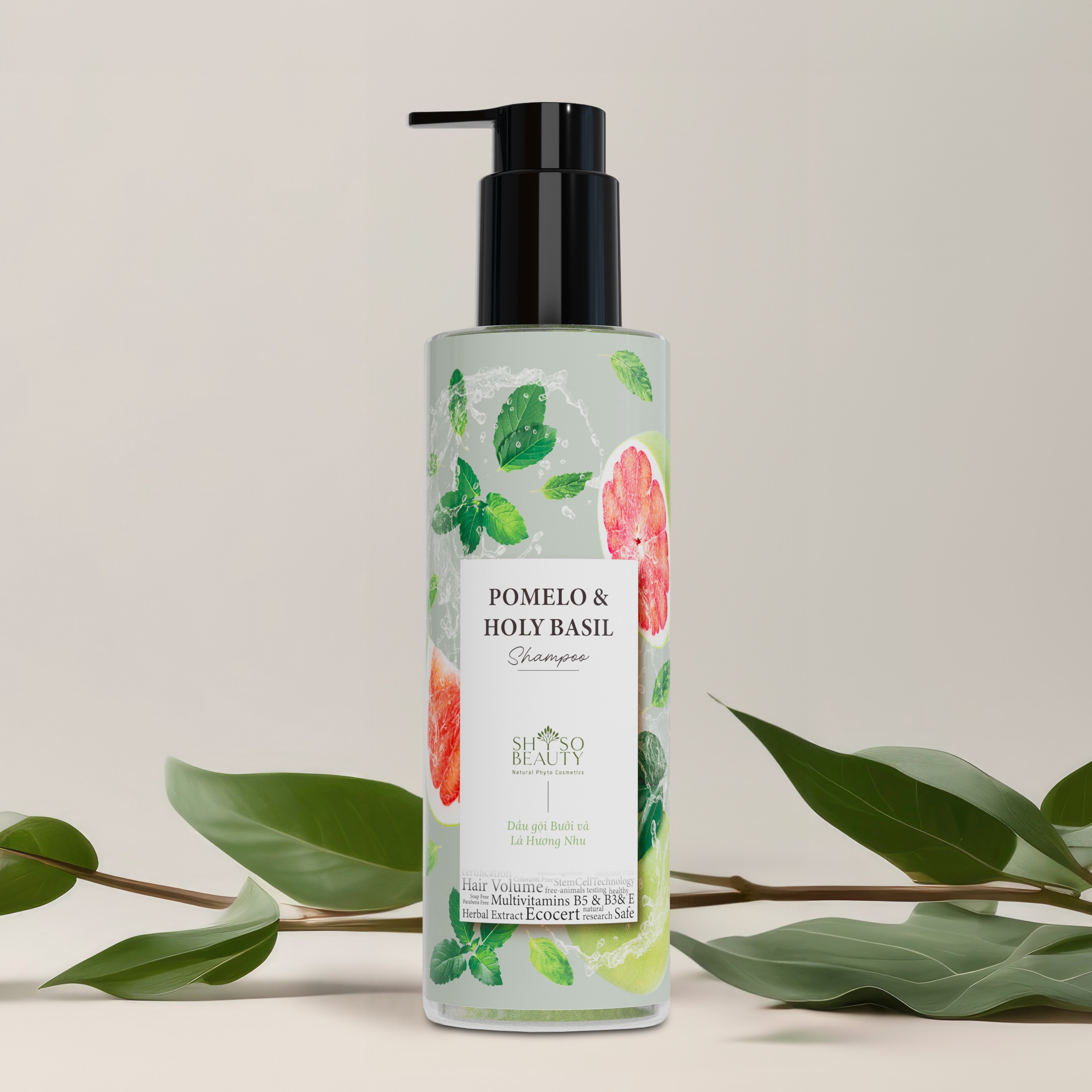 Mô tả Dầu Gội Phyto Biotics Bưởi và Hương Nhu giúp giảm gãy rụng tóc - NPC PHAR - 1