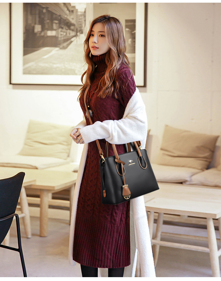 Mô tả Túi xách nữ Hàn Quốc đẹp thời trang cao cấp công sở KAIDIFEINIROO KF26 (8606) Size 31cm - 6
