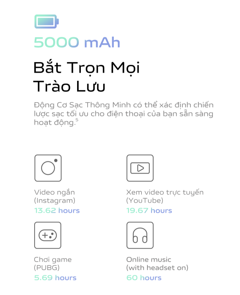 Mô tả Điện thoại vivo Y17s (4GB/128GB) - Hàng Chính Hãng  - 1 đổi 1 tháng đầu tiên - Bảo hành kỹ thuật 12 tháng - 9