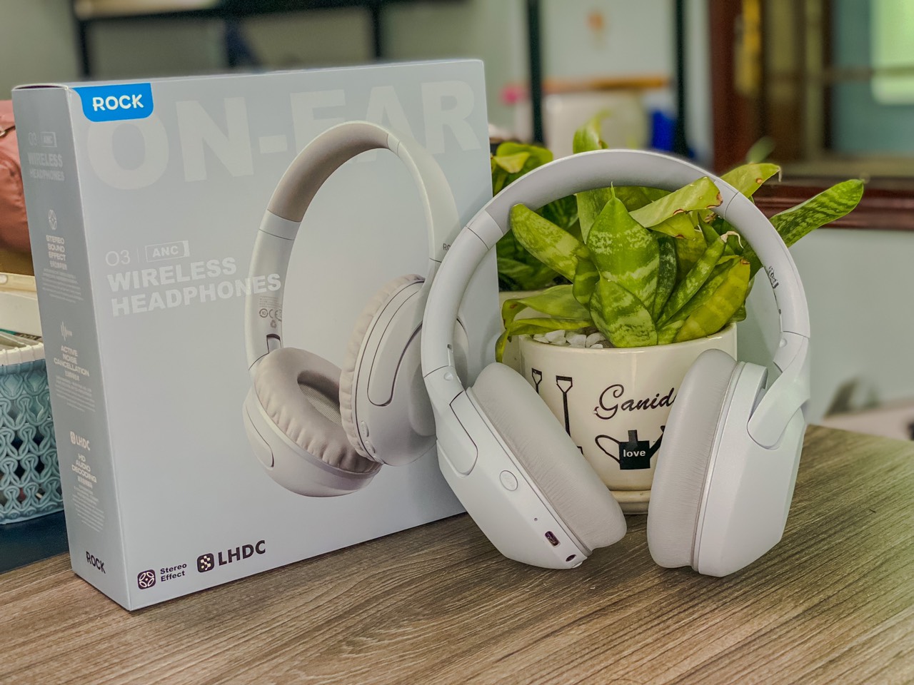 Mô tả Headphone Tai nghe bluetooth chụp tai không dây chống ồn chủ động ANC Rockspace O3 hàng chính hãng - 4