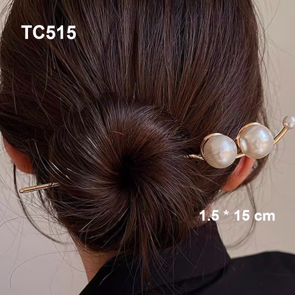 Mô tả GOTI – Trâm Cài Tóc Gọng Kim Loại Trắng Bạc Đơn Giản Thanh Lịch Làm Quà Tặng Cho Nữ TC543 - 5