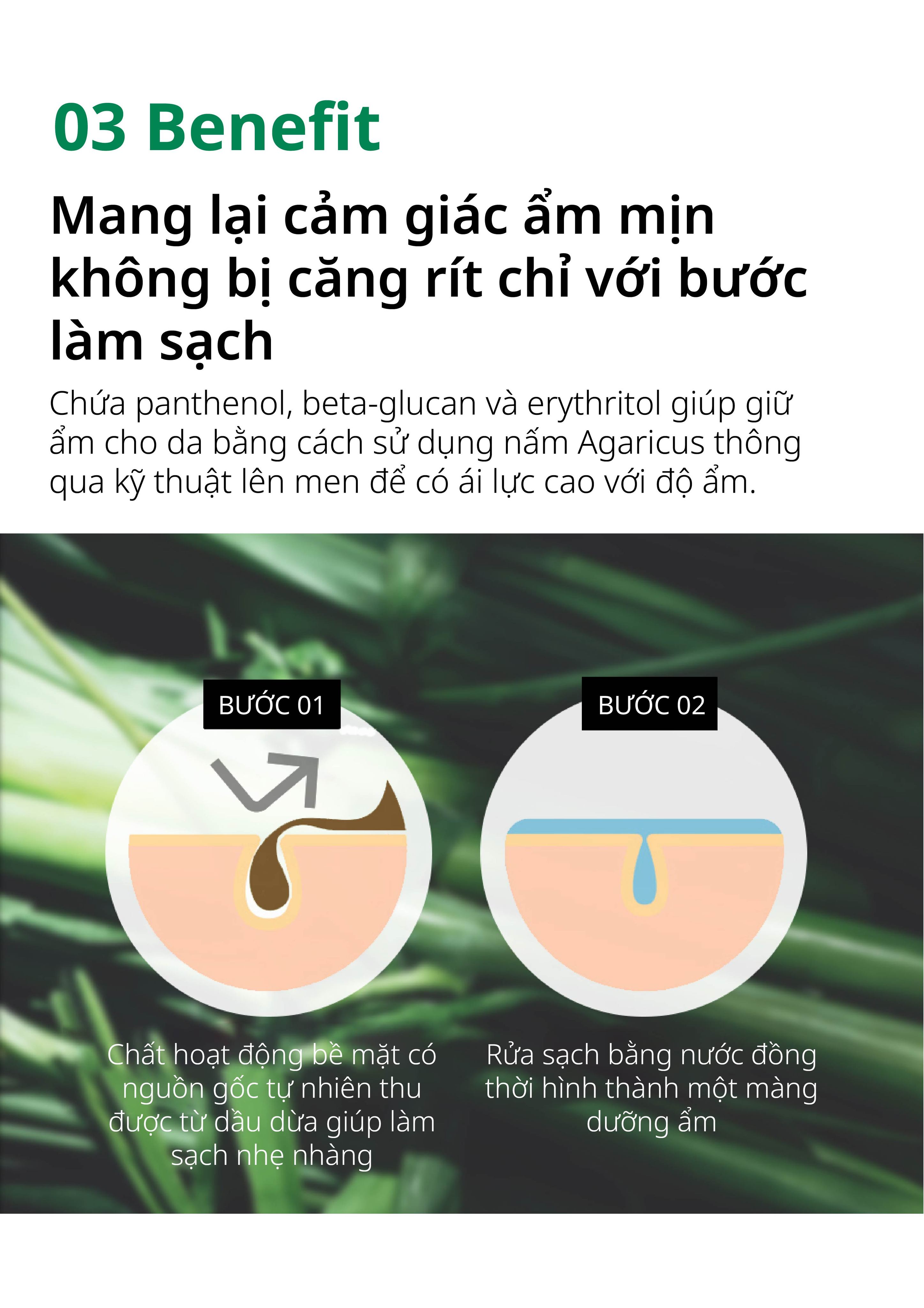 Mô tả Dung dịch vệ sinh dành cho nam Innergam Vegan Moisture For men Foam Wash 200ml - 6