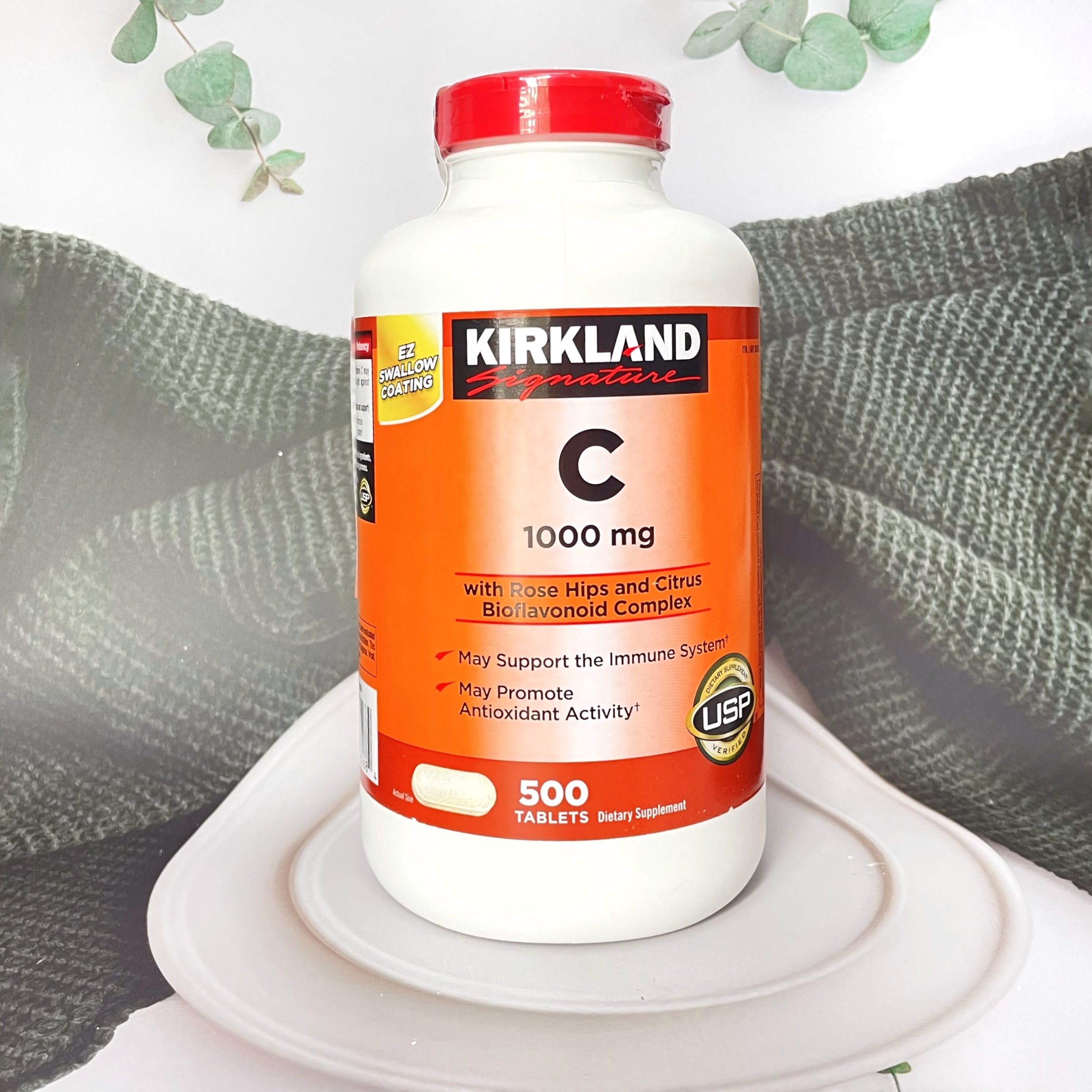 Mô tả Viên vitamin c Kirkland Signature 1000mg sáng da chống lão hóa hộp 500 viên extaste - 5