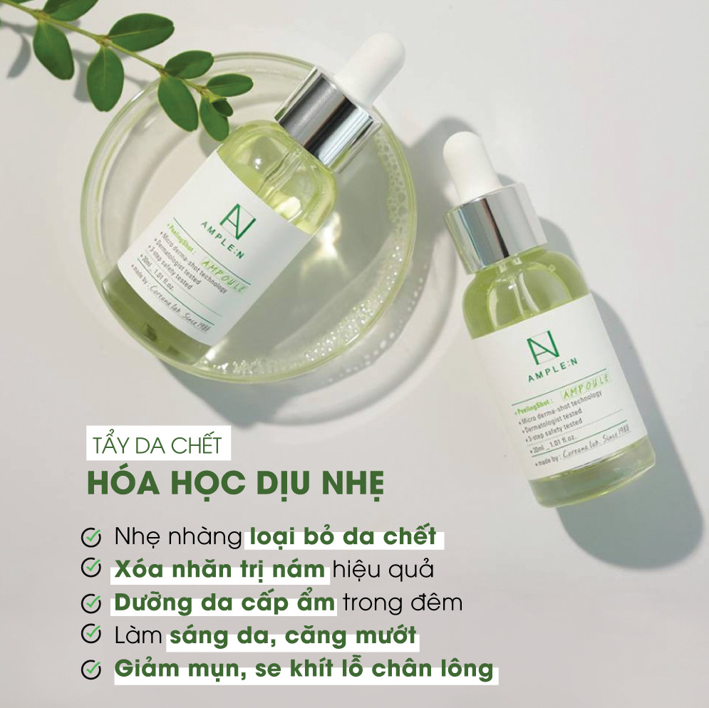 Mô tả Tẩy Da Chết Hóa Học Dịu Nhẹ AMPLE:N Peeling Shot Ampoule 30ml - 2