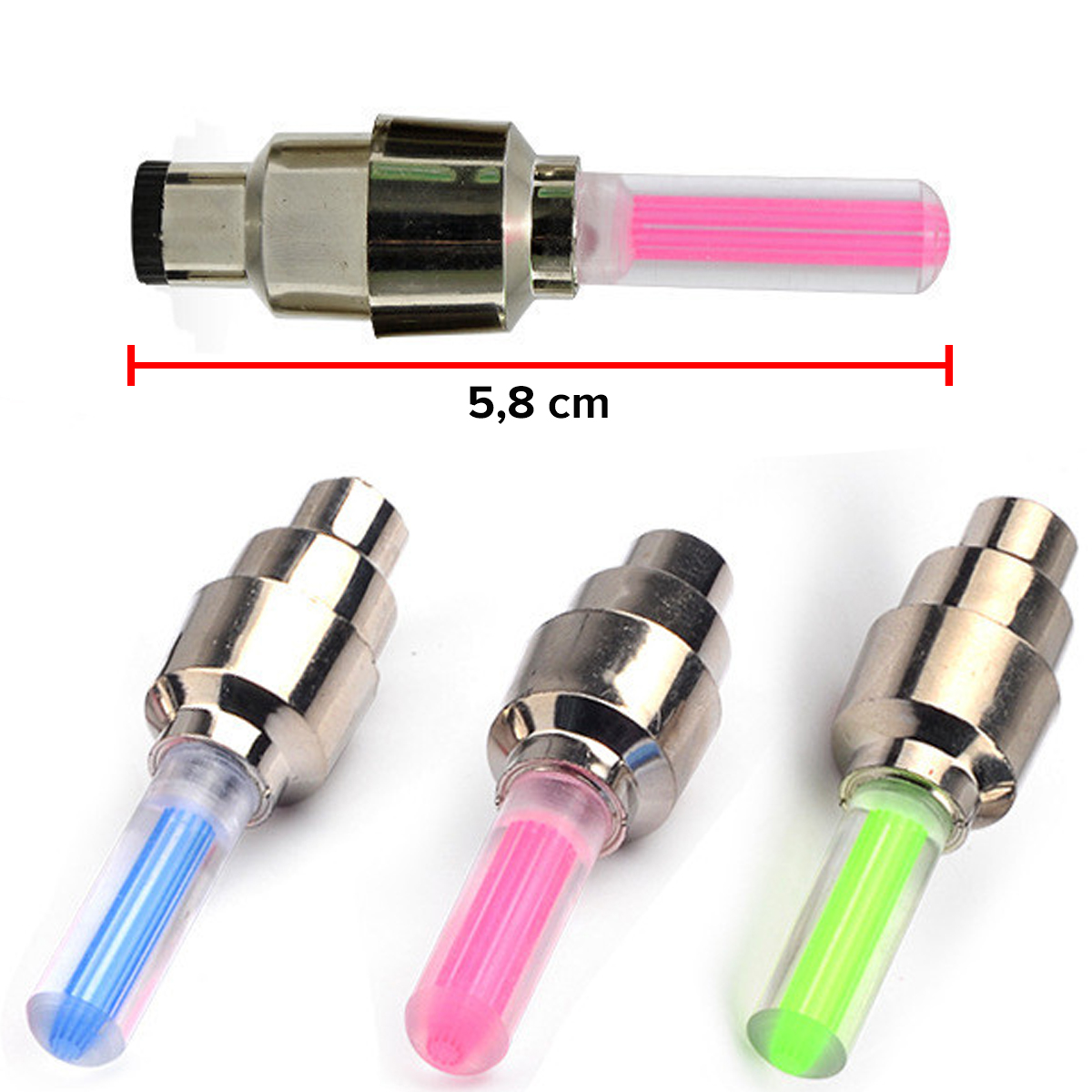Mô tả Đèn Gắn Van Xe Đạp – Bộ 2 Chiếc Đèn LED Neon Gắn Van Xe Đạp Xe Máy Ô Tô Thể Thao Ngầu Lòi Chính Hãng Amalife - 10