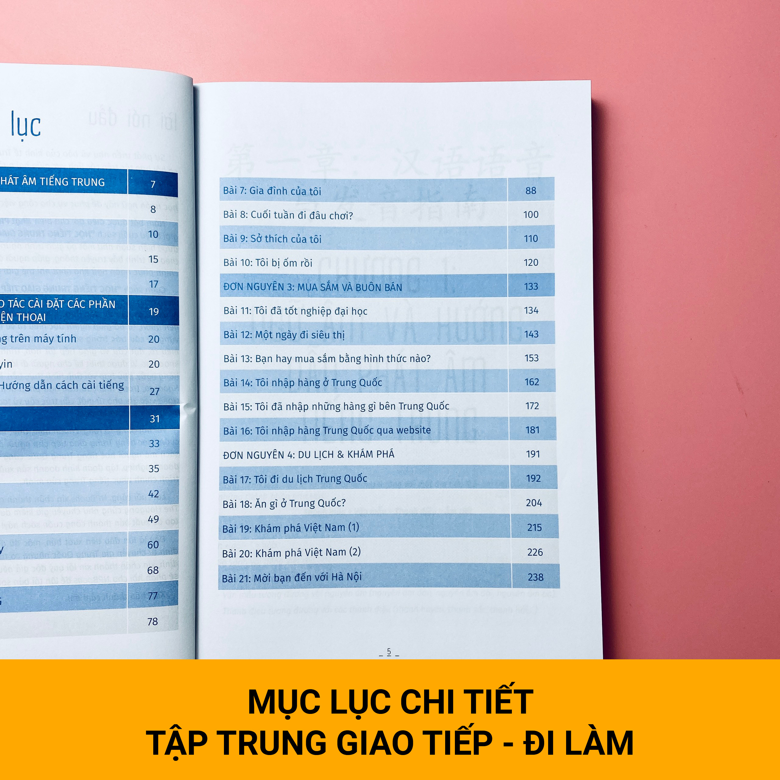 Mô tả COMBO sách giáo trình tiếng Trung giao tiếp cho người đi làm (0-HSK4) - 2