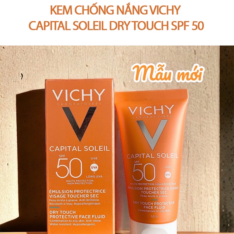 Kem chống nắng Vichy cho da dầu mẫu mới Capital Soleil 50ml - Muse ...
