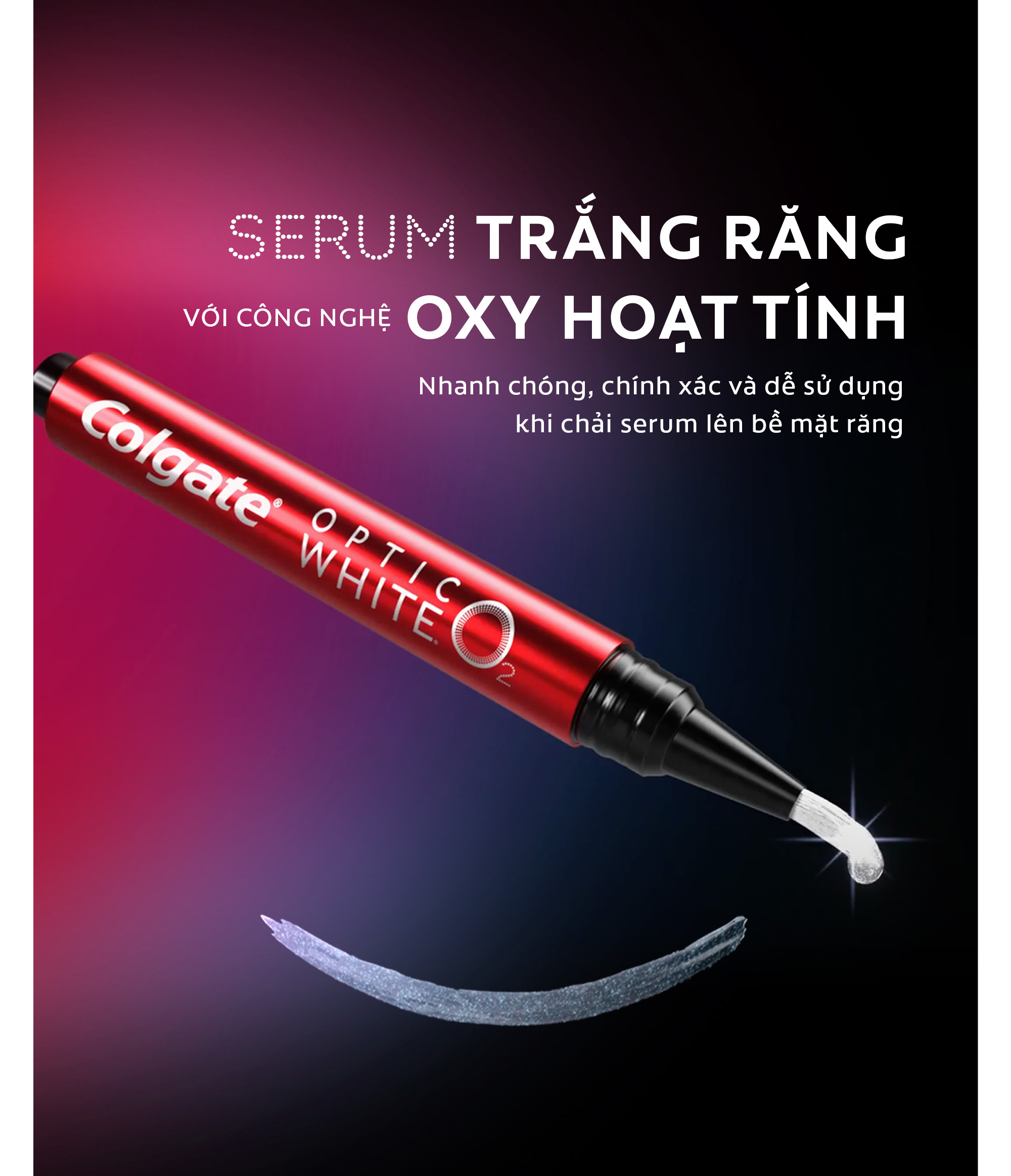 [duy Nhất Livestream 19.11] Bút Trắng Răng Colgate Optic White O2 2,5ml 