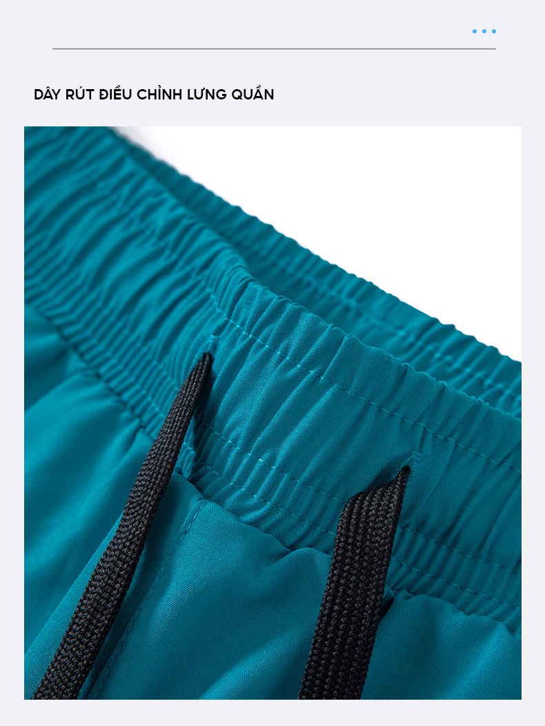 Mô tả Quần Chạy Bộ Nam Bảo Hành 12 Tháng Quần Thể Thao Nam 2 Lớp Vải Dù Và Polyester Thoáng Khí Cleacco C622 Boro Sport - 6
