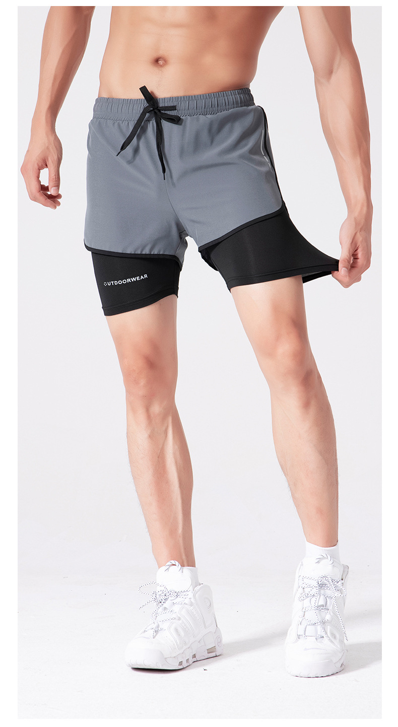 Mô tả Quần Chạy Bộ Nam Bảo Hành 12 Tháng Quần Thể Thao Nam 2 Lớp Vải Dù Và Polyester Thoáng Khí Cleacco C622 Boro Sport - 9