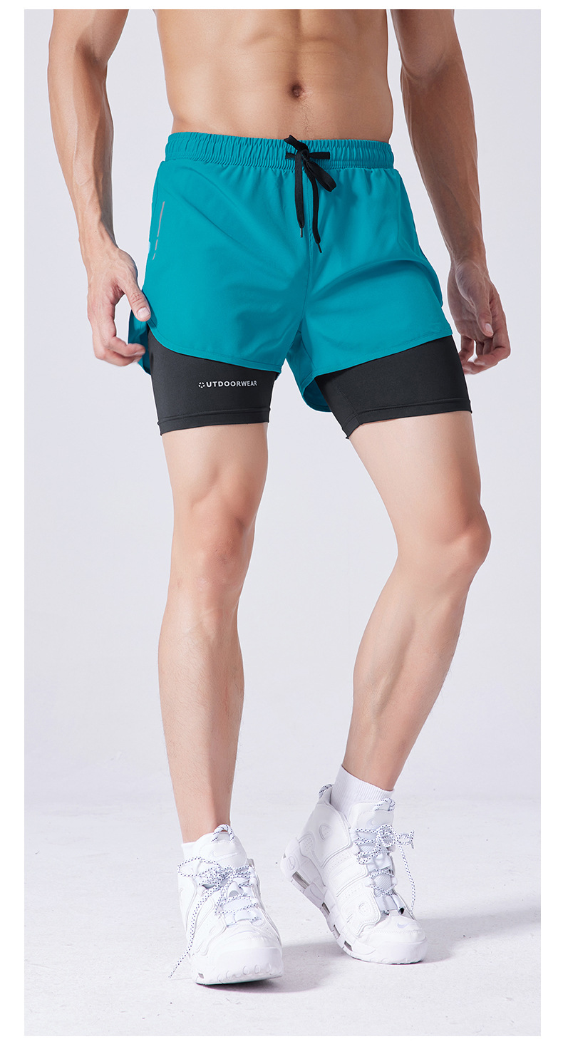 Mô tả Quần Chạy Bộ Nam Bảo Hành 12 Tháng Quần Thể Thao Nam 2 Lớp Vải Dù Và Polyester Thoáng Khí Cleacco C622 Boro Sport - 10