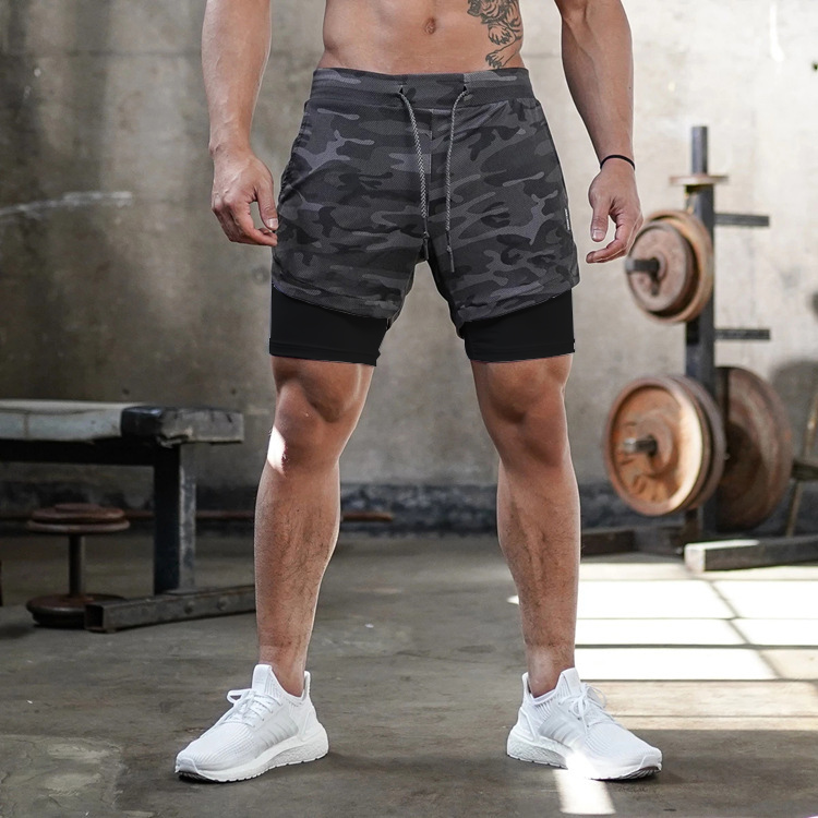 Mô tả Quần Chạy Bộ Nam Bảo Hành 12 Tháng Quần Thể Thao Nam 2 Lớp Polyester Thoáng Khí Có Túi Điện Thoại Cleacco 585 Boro Sport - 4