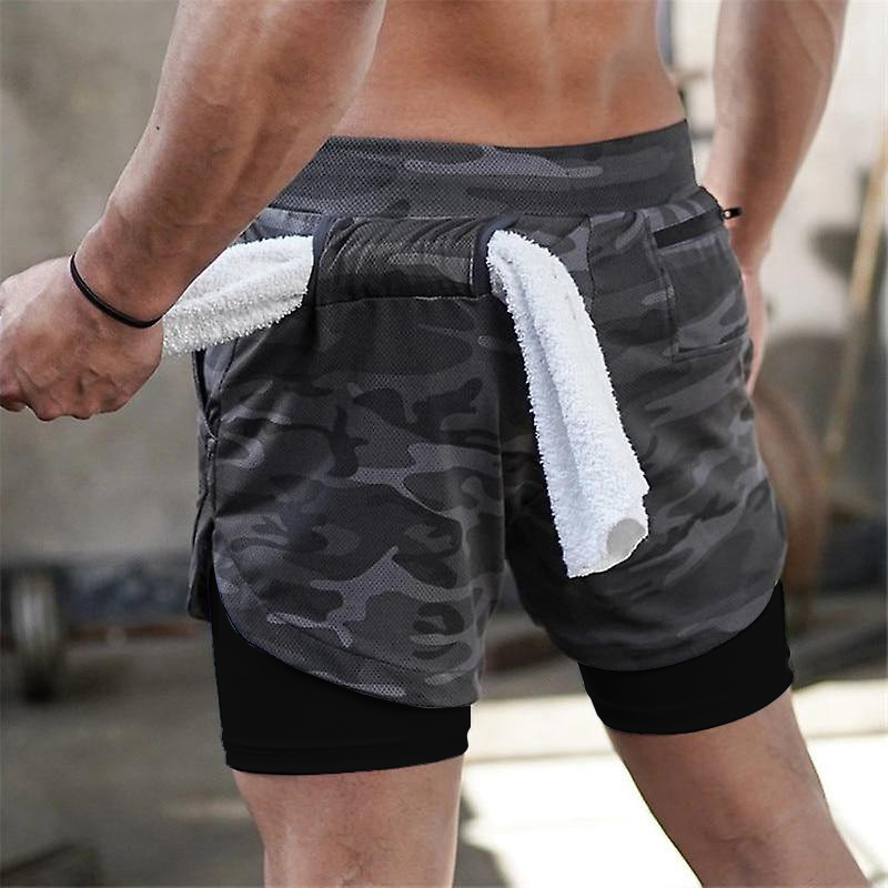 Mô tả Quần Chạy Bộ Nam Bảo Hành 12 Tháng Quần Thể Thao Nam 2 Lớp Polyester Thoáng Khí Có Túi Điện Thoại Cleacco 585 Boro Sport - 5