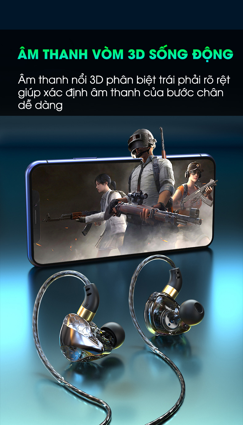 Nghe rõ tiếng chân trong game SIDOTECH S18