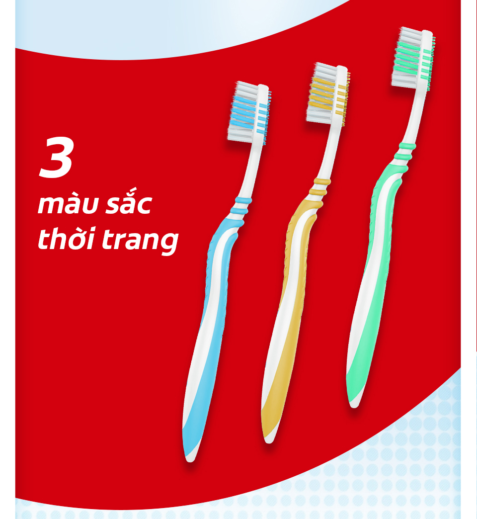 Bộ 3 bàn chải Colgate SlimSoft Deep Clean sạch sâu hiệu quả | Shopee ...