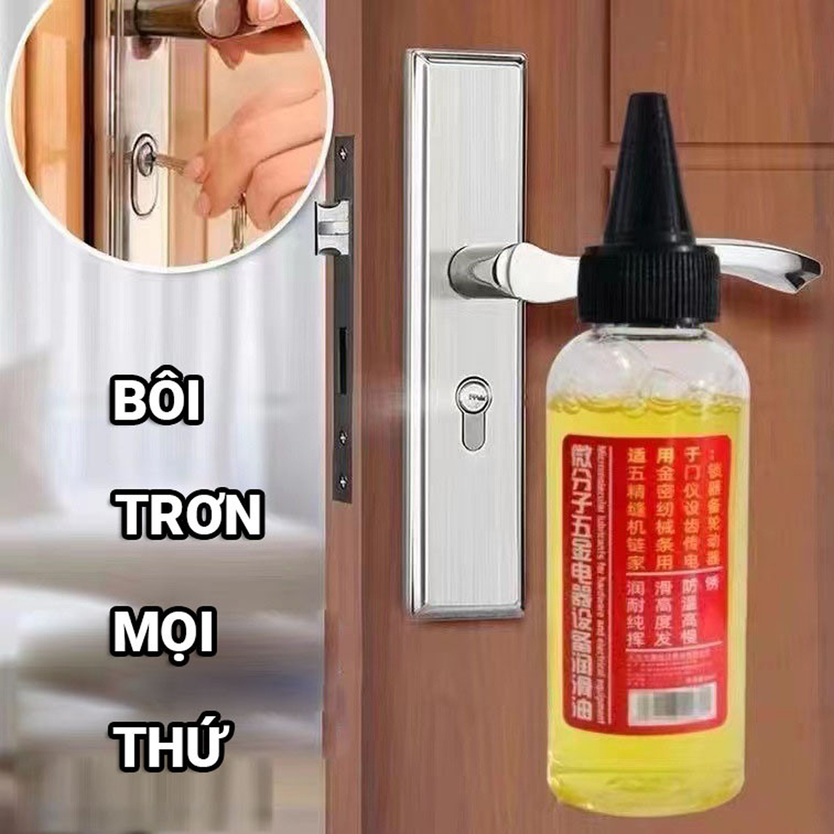Mô tả Dầu Bôi Trơn Máy Móc Chống Gỉ Sét 60ml – Dầu Nhớt Tra Xích Xe Đạp, Động Cơ, Máy Móc, Ổ Khóa Đa Năng Chính Hãng Amalife - 3