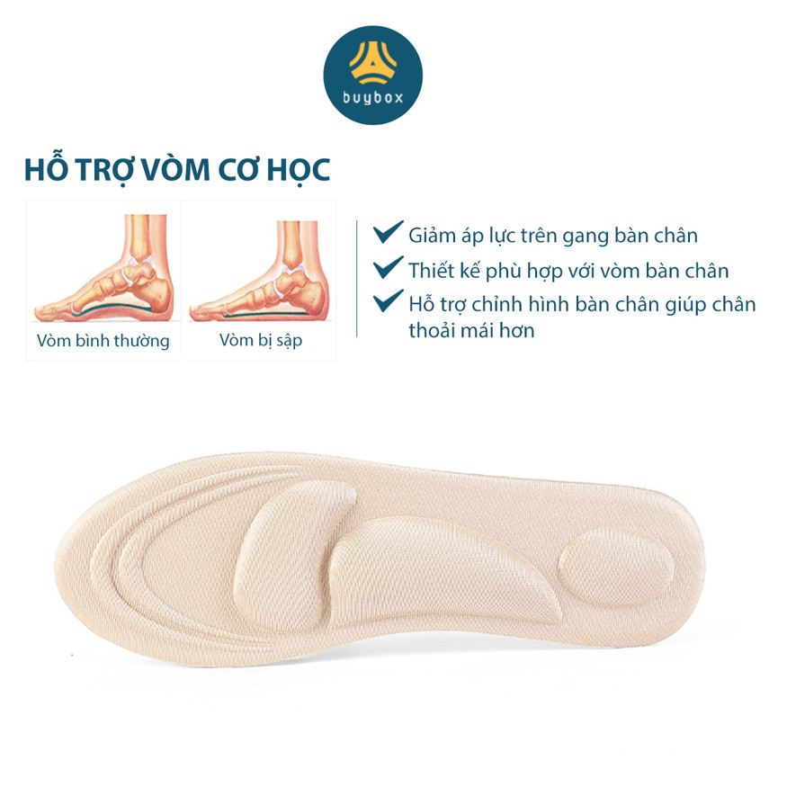 Lót giày 4D cho nam nữ