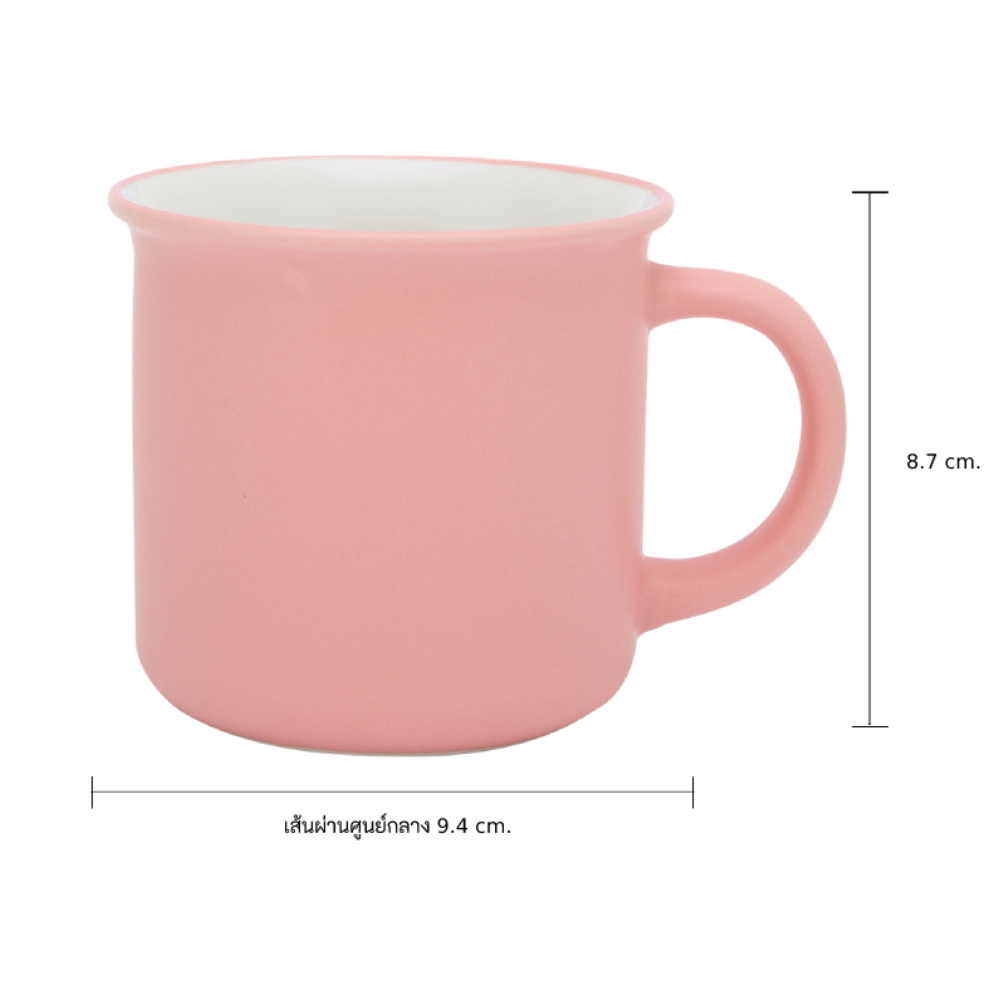 Mô tả Ly uống nước JOY VALUE nhiều màu  360ml Kích thước 9.4x9.4x8.7cm | Index Living Mall | Nhập khẩu Thái Lan - 1