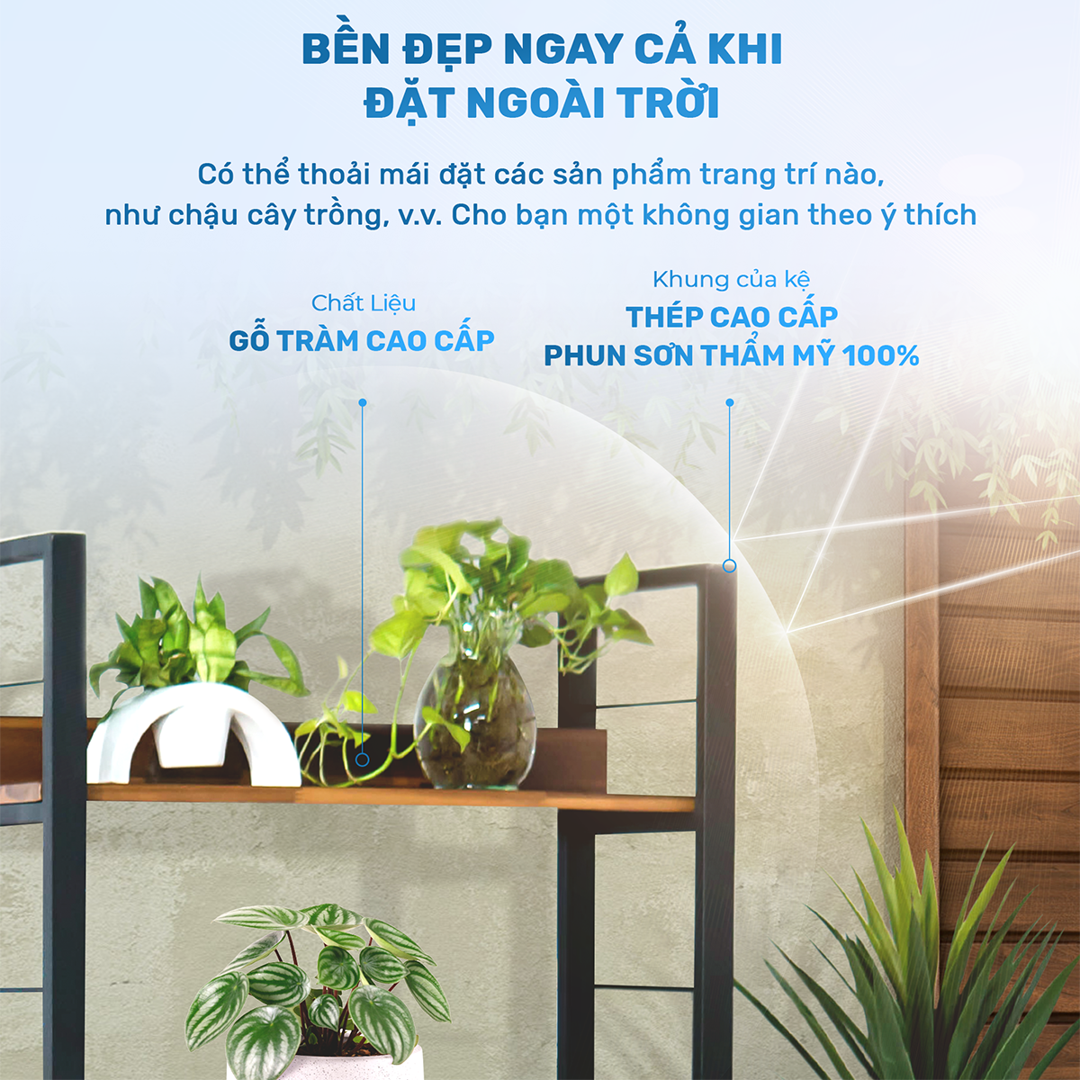 Kệ gỗ tràm đẹp