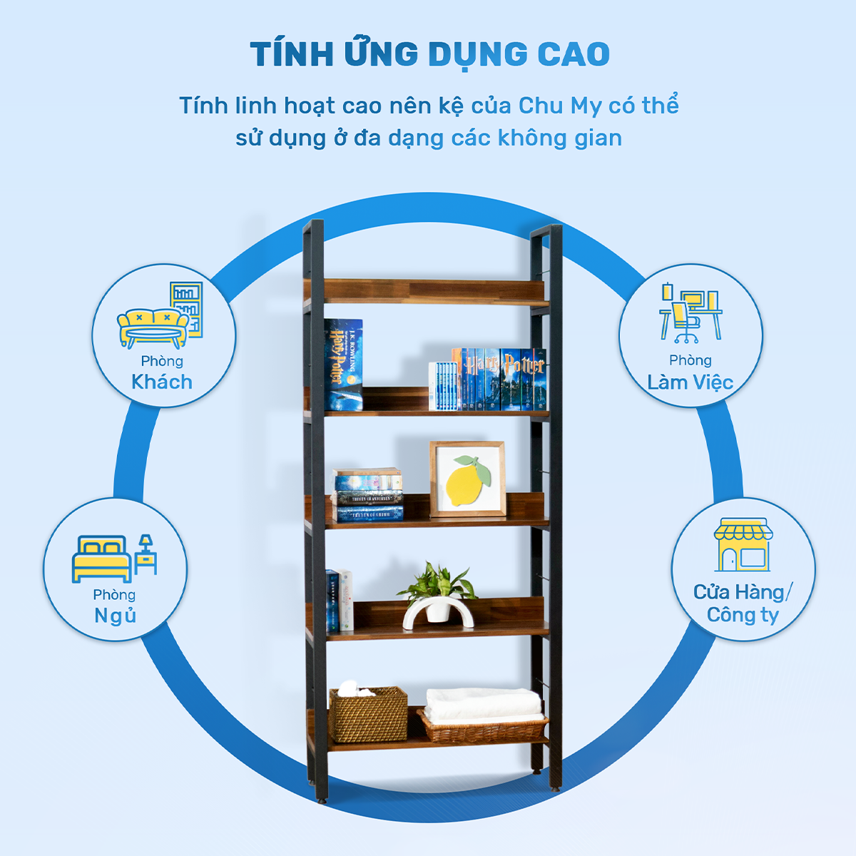 Kệ trang trí nội thất