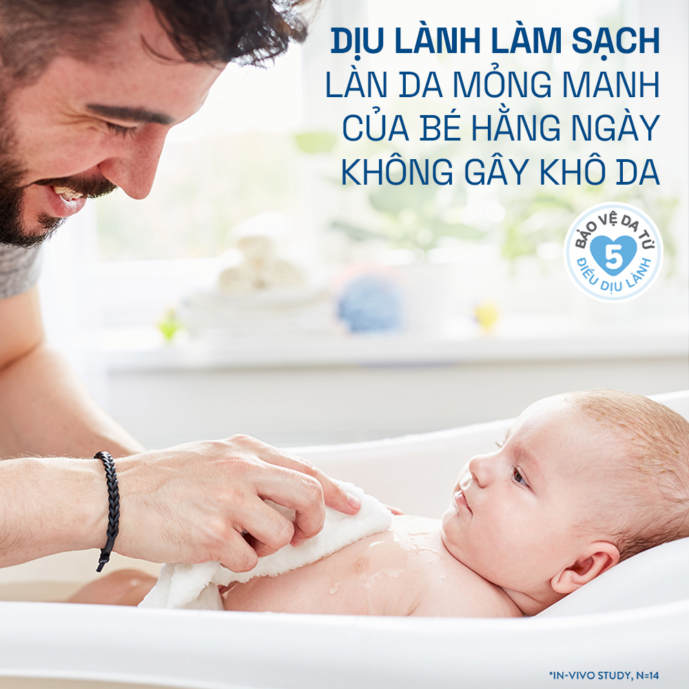 Mô tả [LIVE] Combo 2 Sữa tắm gội dịu lành cho bé Cetaphil Baby Gentle Wash & Shampoo 400ml/chai - 3