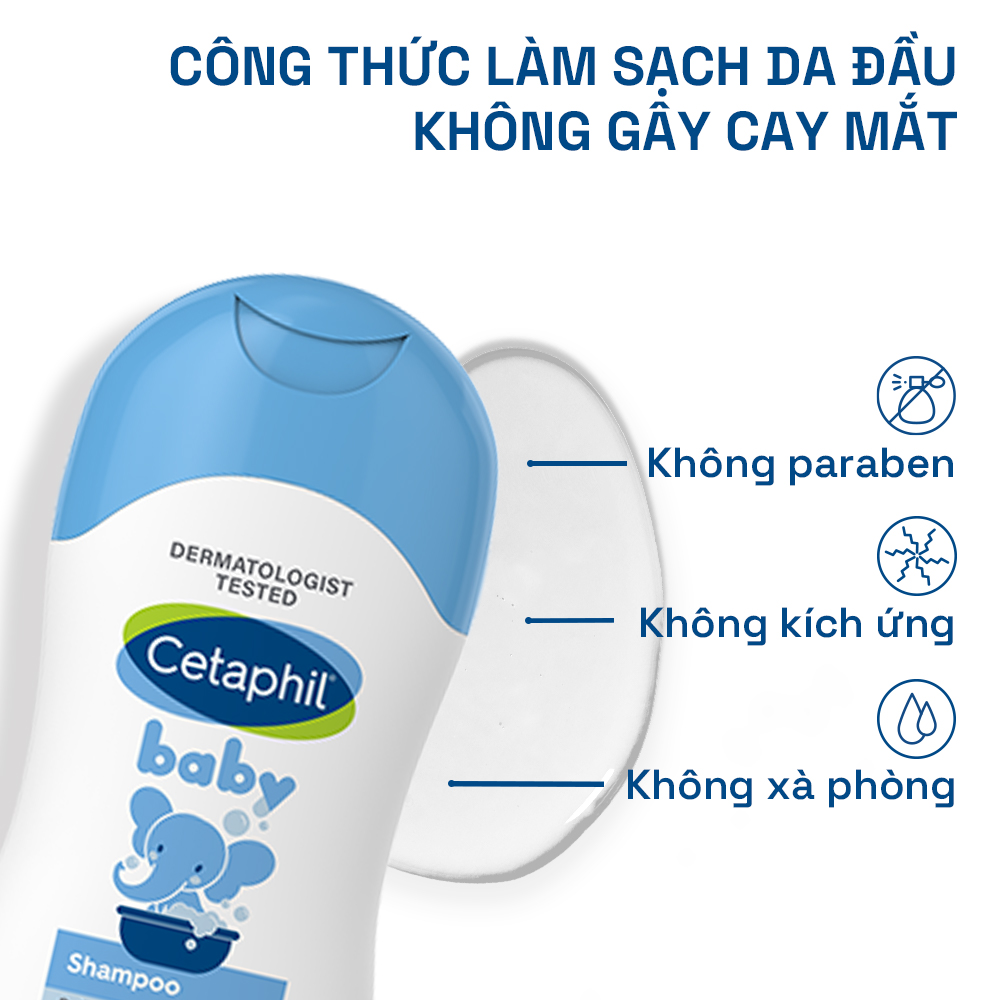Mô tả Dầu gội dịu lành CETAPHIL BABY SHAMPOO 200ML - 2