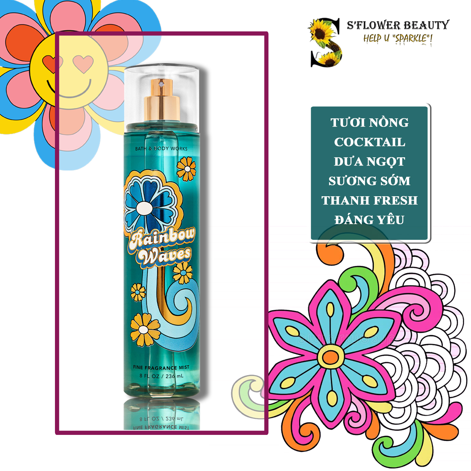 GROOVY | Xịt Thơm Nước Hoa Bath & Body Works Body Mist - Disco Daydream ...