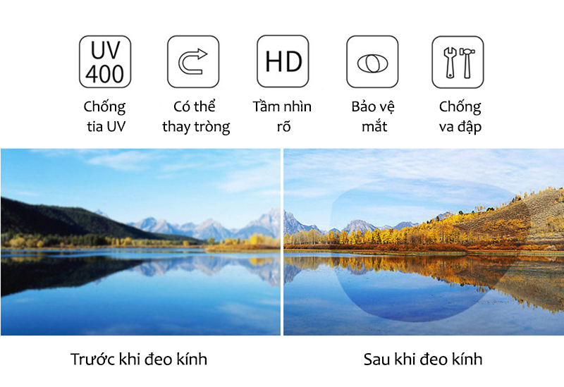 Mô tả Kính Chống Ánh Sáng Xanh Gọng Siêu Dẻo AORON Giảm Mỏi Mắt Chống Tia Bức Xạ, Hạn Chế Cận Thị Có Thể Thay Tròng AK146 - 12