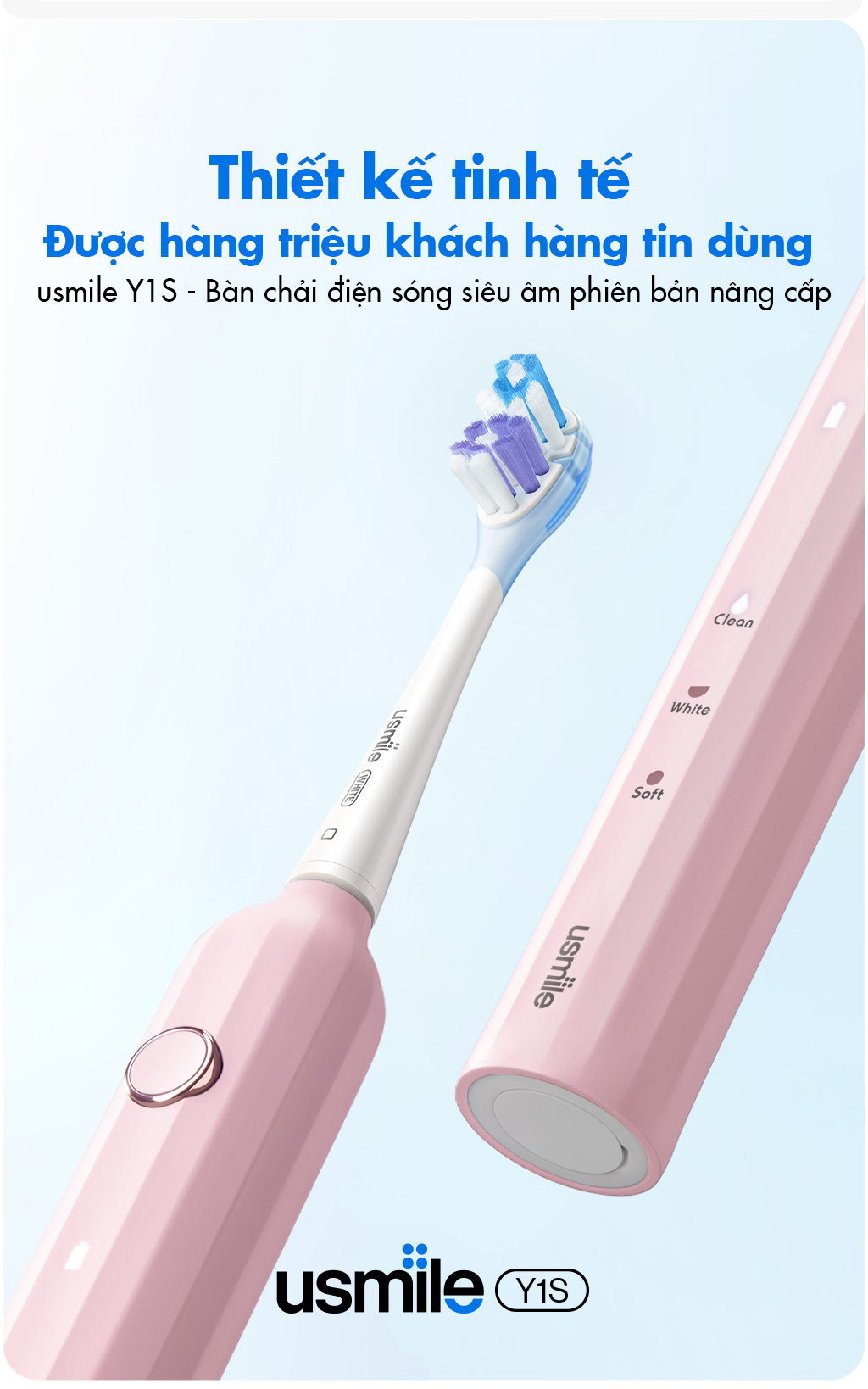 Bàn chải điện usmile Y1S - Chế độ