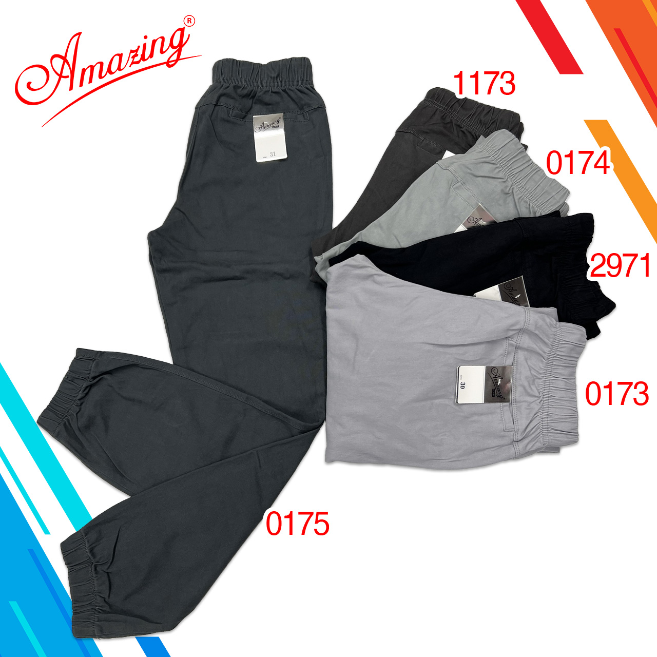 Mô tả Jogger quần kaki nam Amazing, bo lai, unisex big size, dáng thể thao năng động, vải co giãn nhẹ - 2