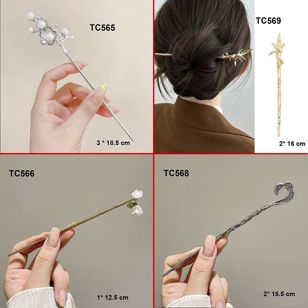 Mô tả GOTI - Trâm Cài Tóc Phong Cách Cổ Điển, Cổ Trang, Hiện Đại Phụ Kiện Trang Trí Dành Cho Nữ TC509 - 11