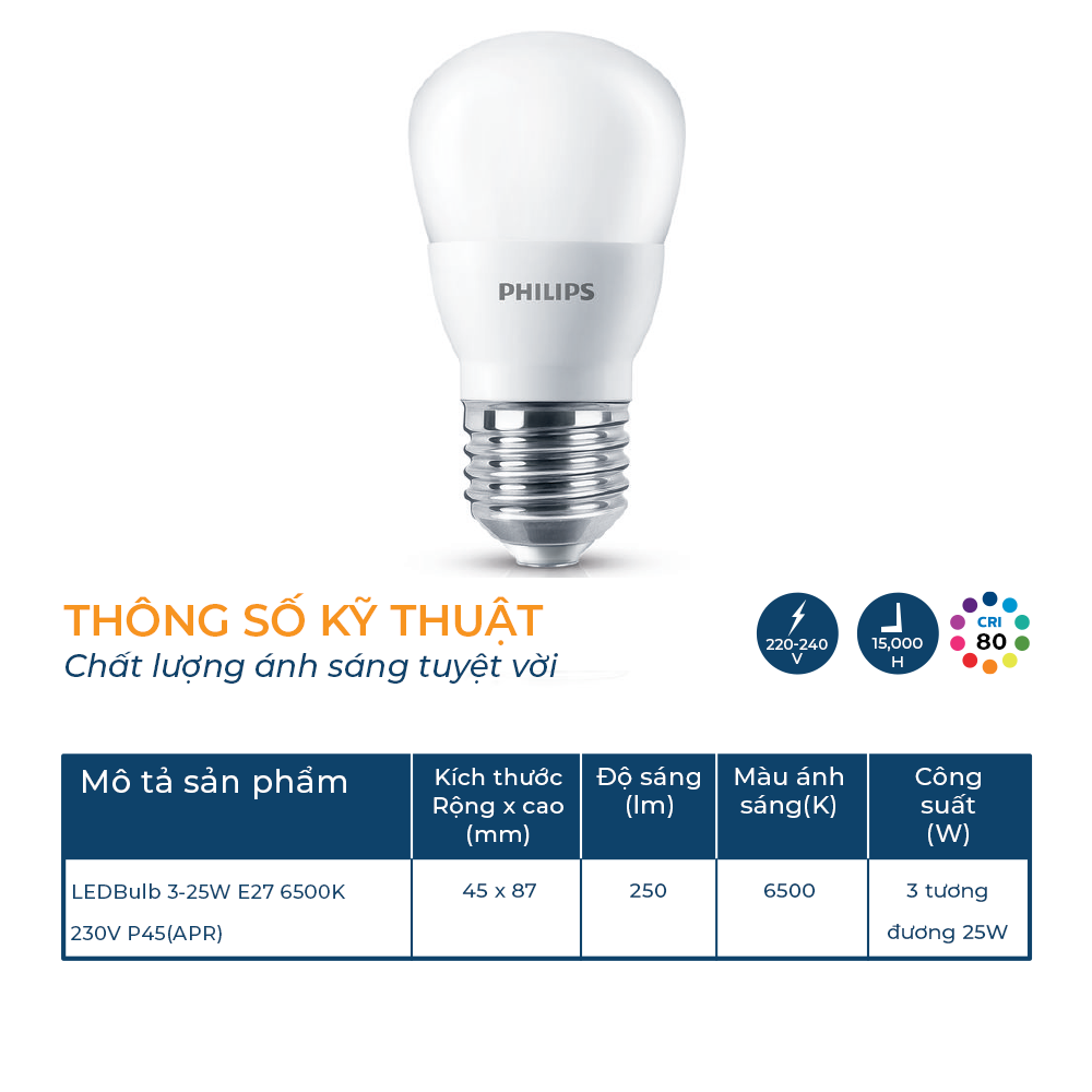 Mô tả Bóng đèn Philips essential LED Bulb (Nhiều loại bóng check chi tiết ở SKU sản phẩm) - 7